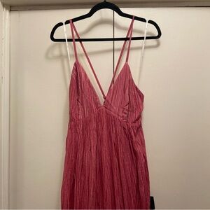 Beach Day Bliss Rose Sleeveless Maxi Dress